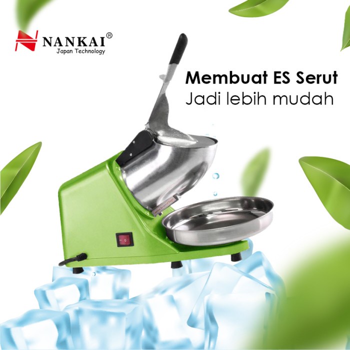 Mesin Es Serut Listrik / Ice Crusher Nankai