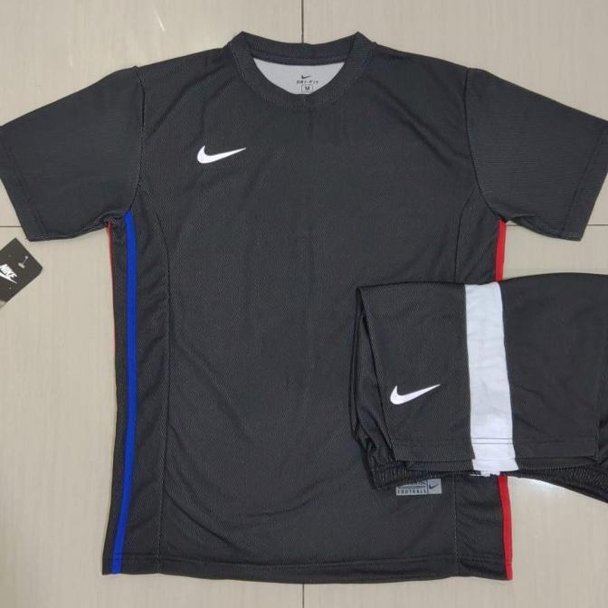 T0P JERSEY | STELAN JERSEY SEPAK BOLA FUTSAL NIKE HITAM POLOS M L XL NICE