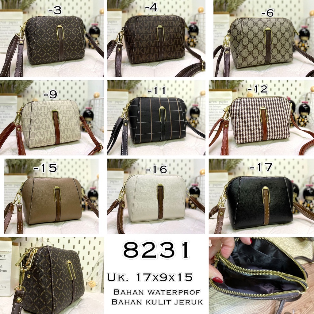 Tas Slempang Wanita 8231 Uk.17x15x9 cm IMPORT