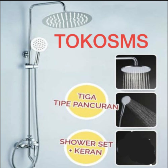 Shower Coloumn Bathub Set Kran Shower Tiang Set Model Toto Wasser