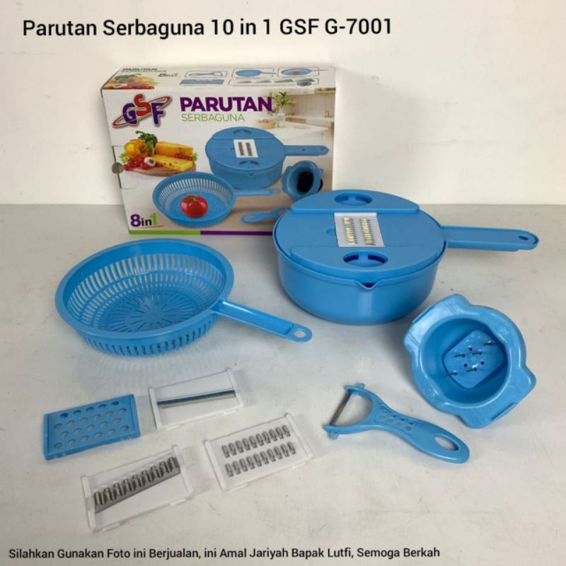 Parutan Serbaguna 10 In 1 GSF G-7001 free bubble