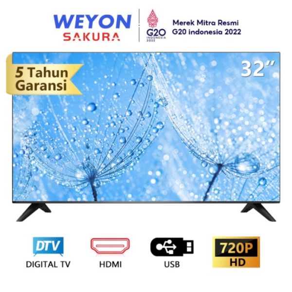 Sakura TV 32 inch HD Ready LED Televisi TCLG-S32A - digital Murah