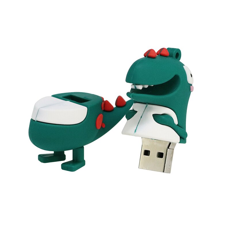 Flash Disk USB 2.0 2TB High Speed Bentuk Dinosaurus Lucu