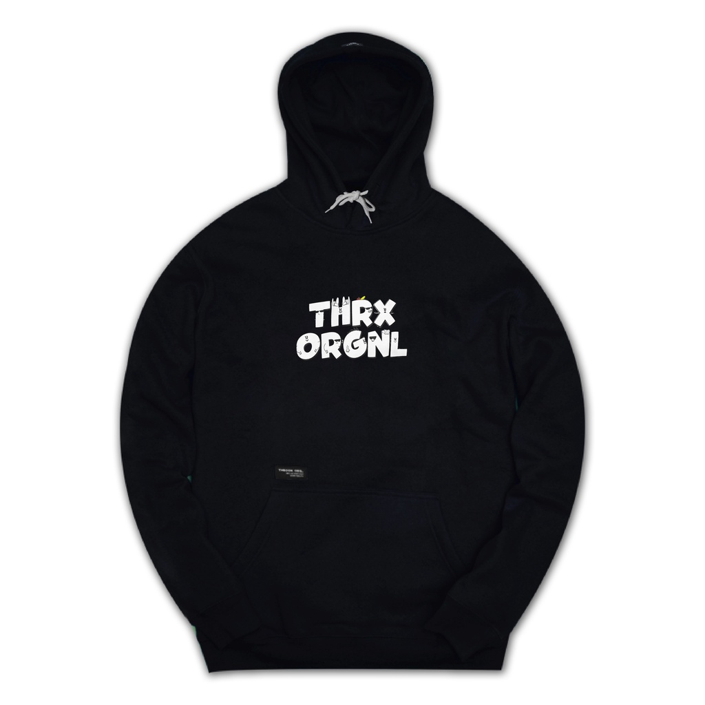 Throoxoriginal Jaket Hitam Eazy Black || Hoodie Throox