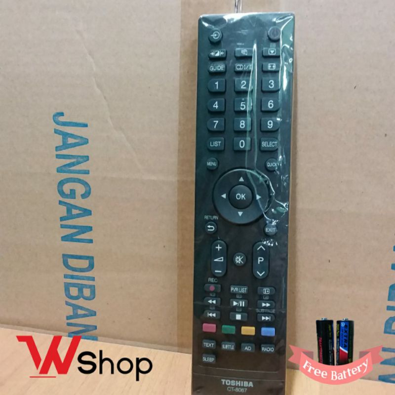 REMOT REMOTE TV LCD LED TOSHIBA REGZA ORIGINAL
