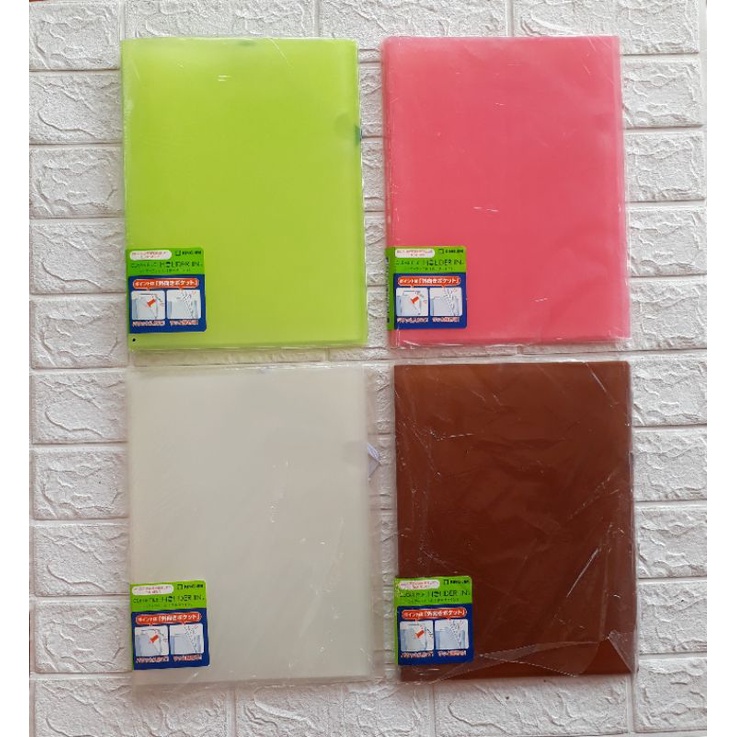 

KING JIM Kingjim Clear File Holder In 6171-3T ukuran A4 isi 12 Sheets