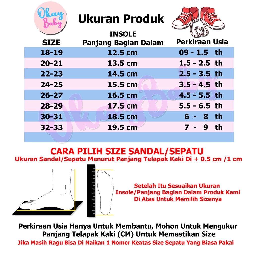 PROMO 12.12 PUNCAK Okaybaby B220 Sandal Slop Import astronot Anak Laki-laki Perempuan Kekinian Sendal Casual