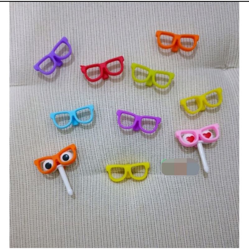 kacamata tusukkan bento bahan silikon