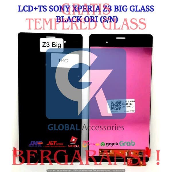 Lcd + Touchscreen Sony Xperia Z3 Big 5.2 Inch Original Oem