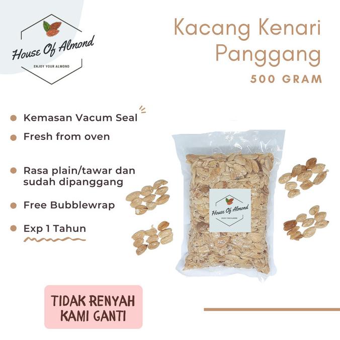 

Kacang Kenari Panggang 500gr