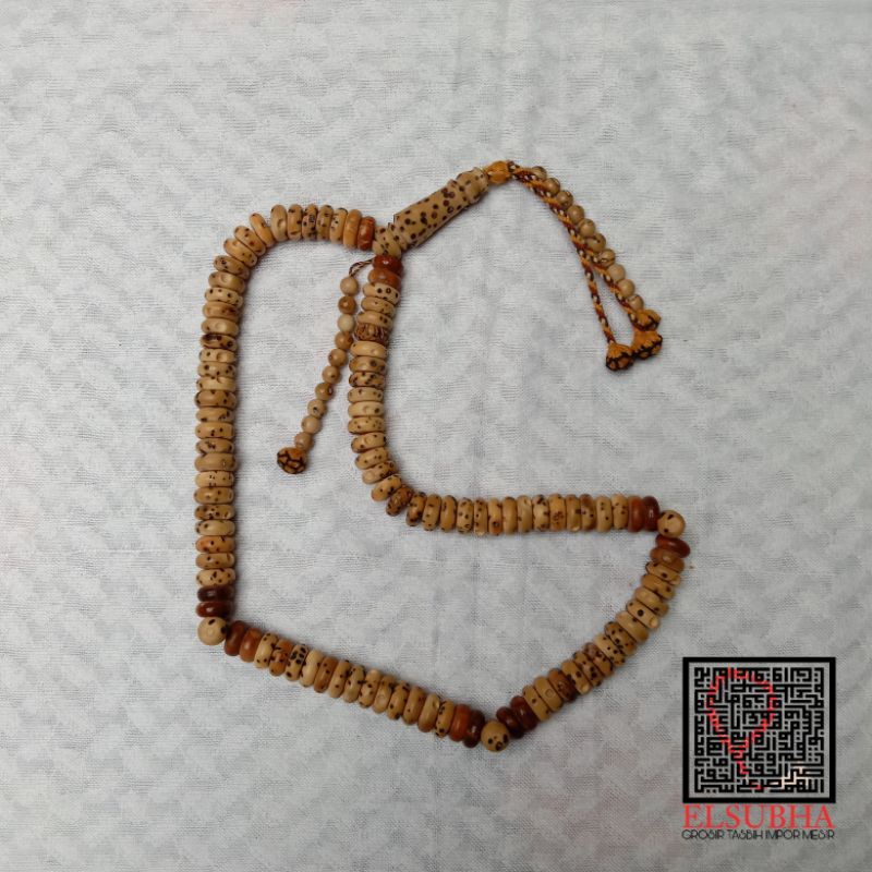 Tasbih Oud Sholib mix Kokka/Kaukah Pipih Original Mesir