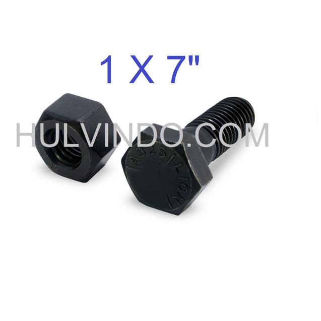 BAUT BAJA HTB GRADE ASTM A325 + MUR 2H 1 X 7