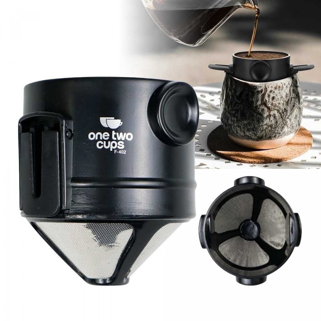 Filter Saringan Penyaring Kopi Teh Infuser Portable Cone Coffee Dripper 7RHZF9BK