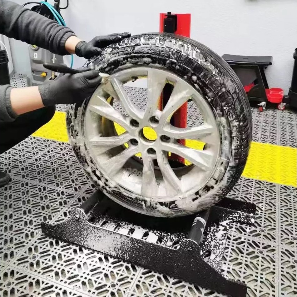 Wheel Stand Shelf Detailing Rak u/ Alat Putar Roda Velg Ban Rim
