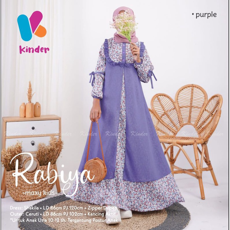 RABIYA SET KIDS BY KINDER • Setelan Anak Remaja Perempuan