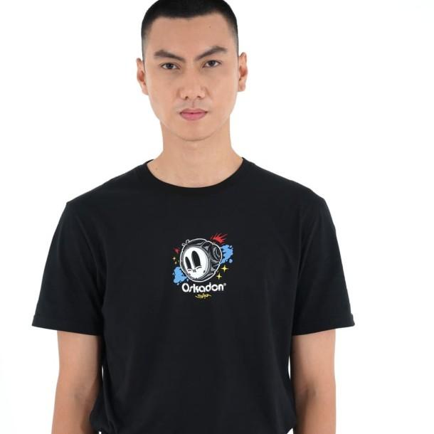TAGS KAOS OSKADON FURA NJEBLUG BLACK - NEW COLLECTION - M