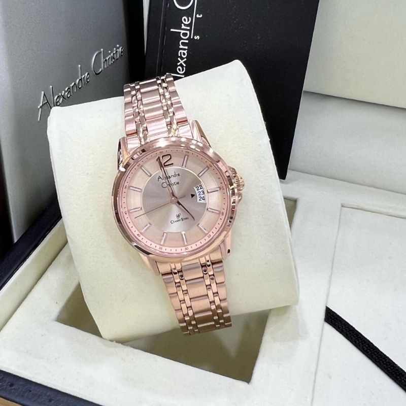ALEXANDRE CHRISTIE CLASSIC WANITA ROSEGOLD ORIGINAL