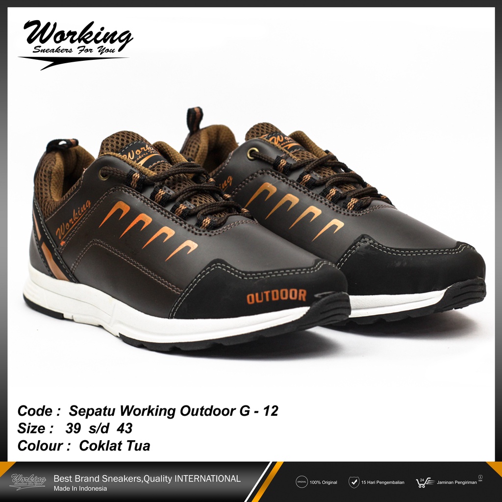 Working Sneakers For You Sepatu Kasual Sport G-12