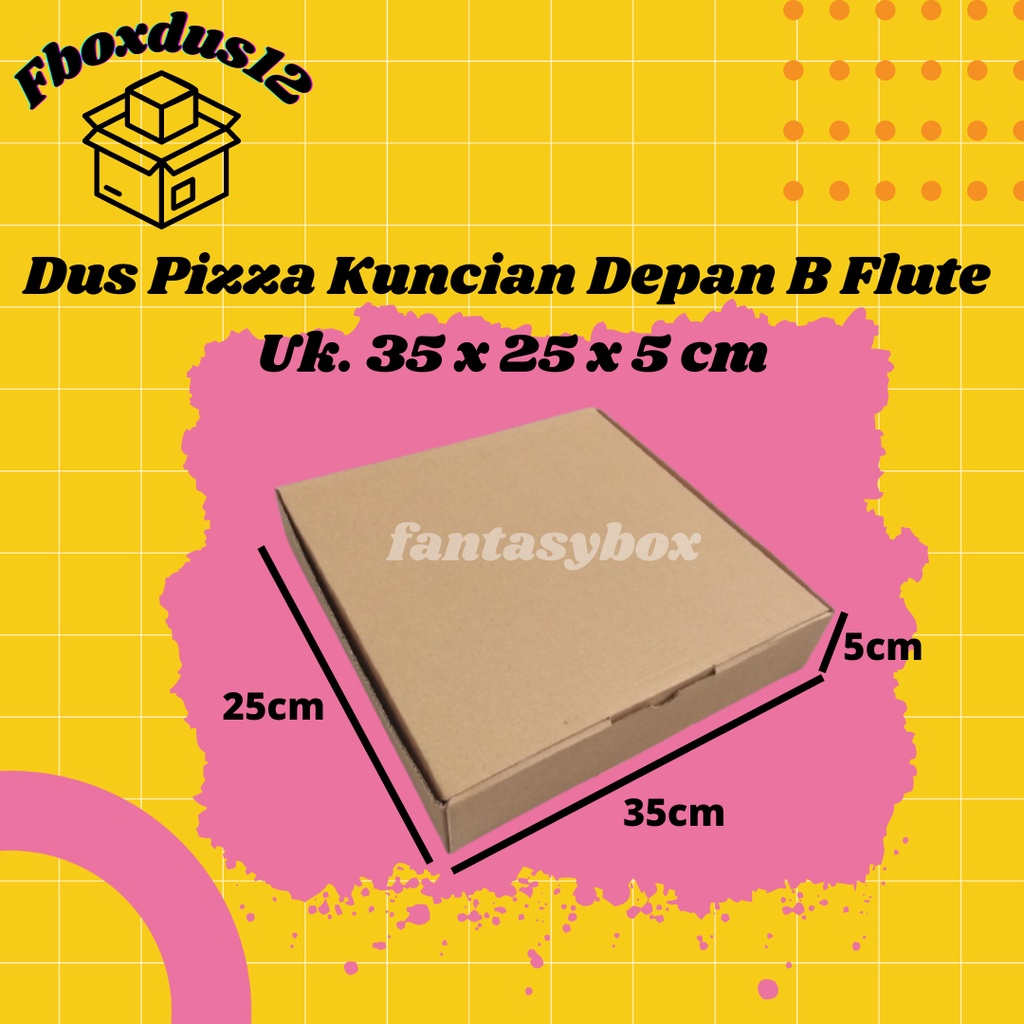 

Kardus/Dus/Box Pizza- Jam Dinding-Pakaian-Donut Uk.35x25x5CM Polos Baru ( MINIMAL ORDER 10 PCS )