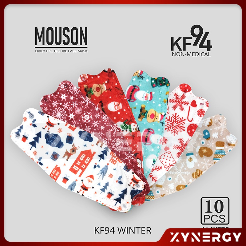 Masker Mouson KF94 Winter Edition Masker Non Medis Sekali Pakai