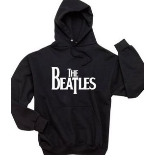 jaket hoodie sweater the beatles hitam