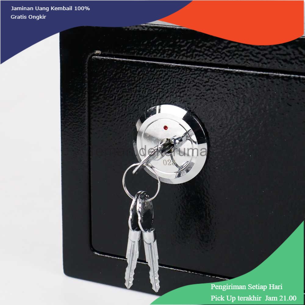 TD - PR LESHP Kotak Brankas Hotel Mini Home Safe Deposit Box - 17E