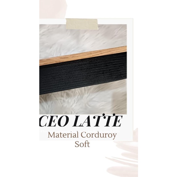 AERA INDONESIA Cushion Lap Desk | Bantal Meja Laptop Shabby 5 Fungsi - CEO LATTE