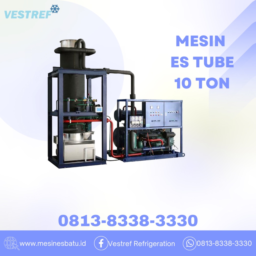 Mesin Es Kristal || MET100 -  10Ton /24 Jam