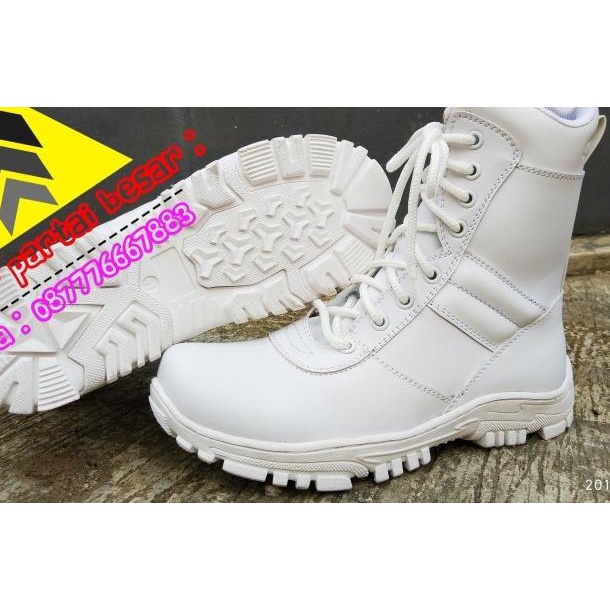 Sepatu Pataka - Sepatu PDL PUTIH - Sepatu PAskibra - Sepatu PUtih - Putih, 38