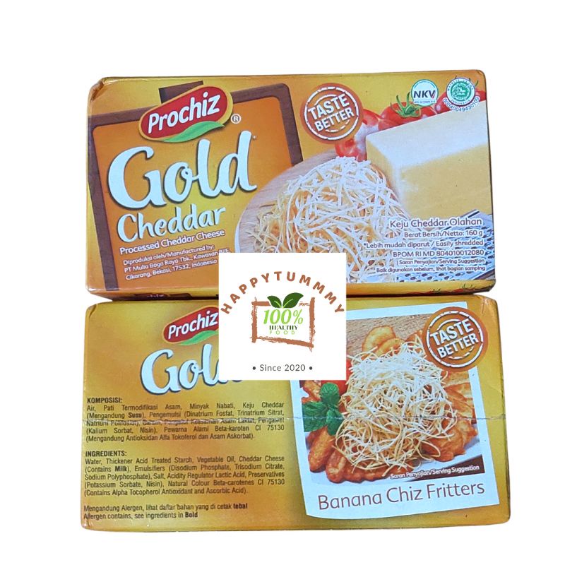 HPT - Prochiz GOLD Cheddar 160gr Keju Parut/ Cheddar Chesse Murah Meriah