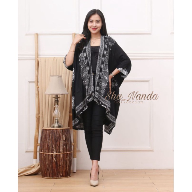 Cardigan Batik Outer Kimono Batik Wanita