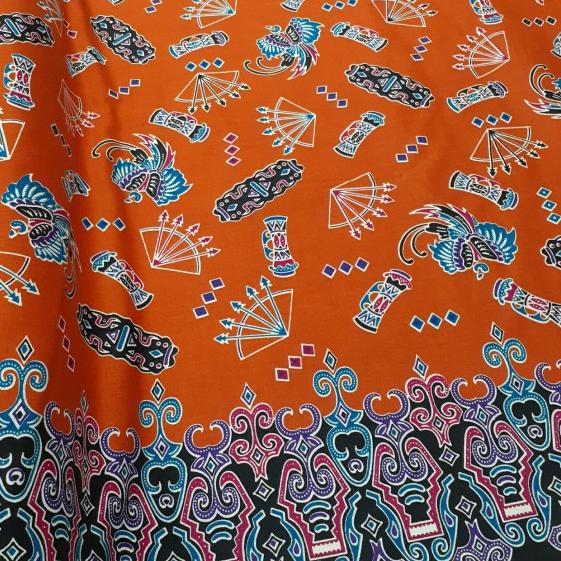 BATIK KATUN MOTIF PAPUA/batik katun /kain batik meteran