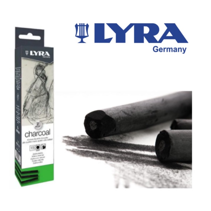 

Arang Lukis Lyra Willow Charcoal Thin 15 pc