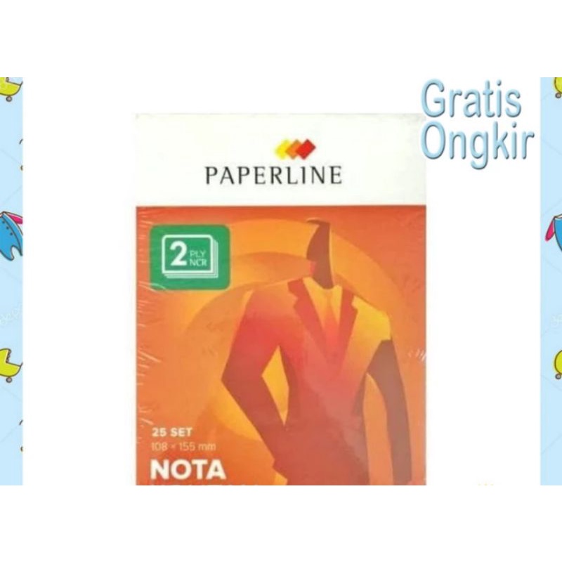 

buku bon nota kontan 2 ply / rangkap 2 kecil paperline ppl