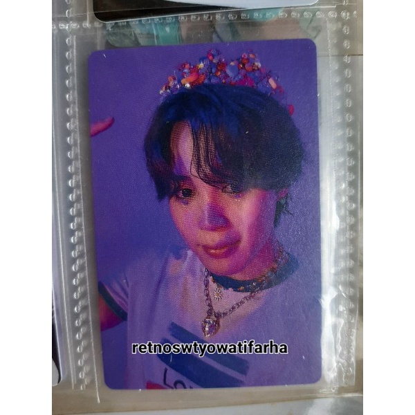 pc photocard jimin crown mahkota photofolio me, my self & jimin id : chaos