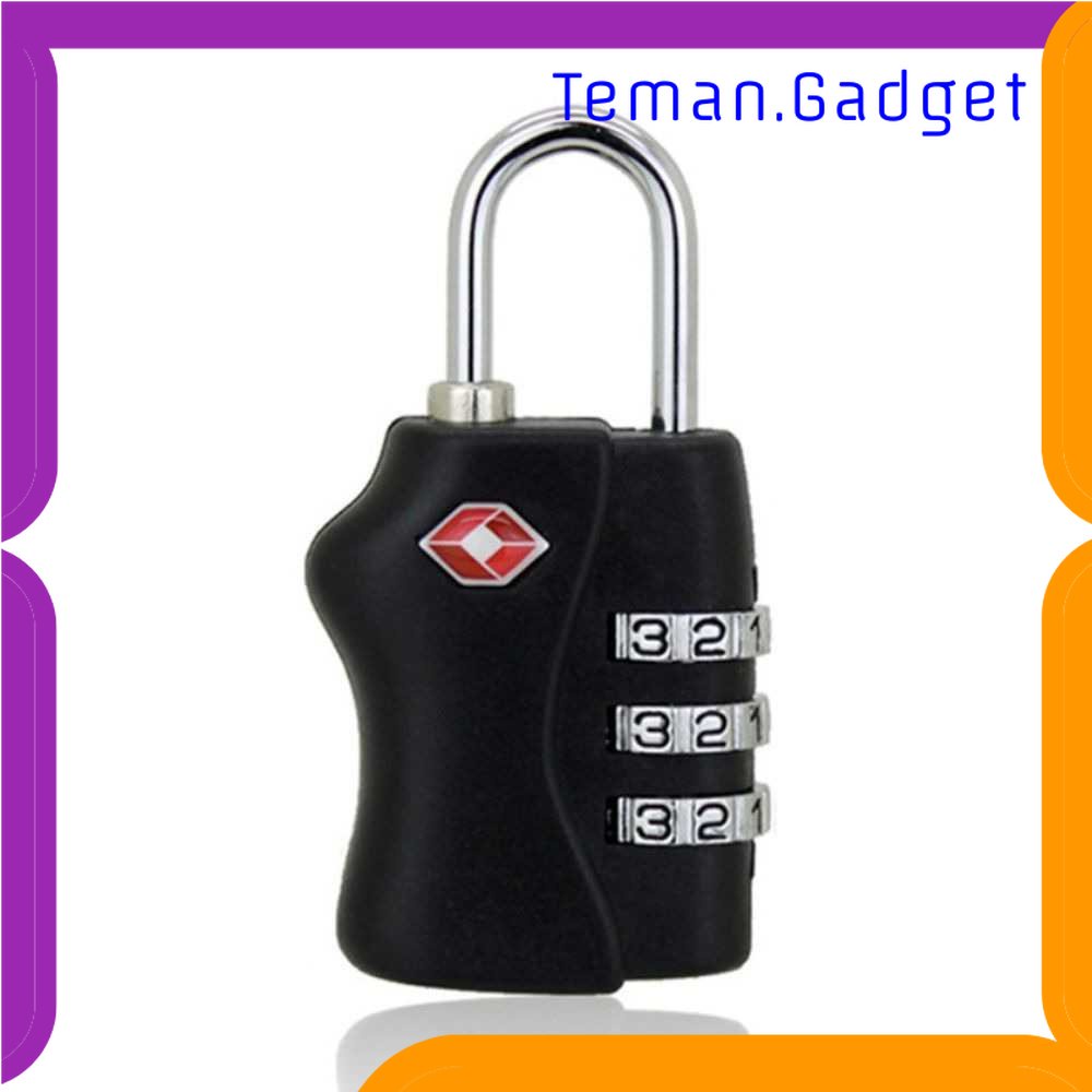 TG-TRV CJSJ Gembok Koper Angka 3 Digit Suitcase Password TSA Lock - TSA-338