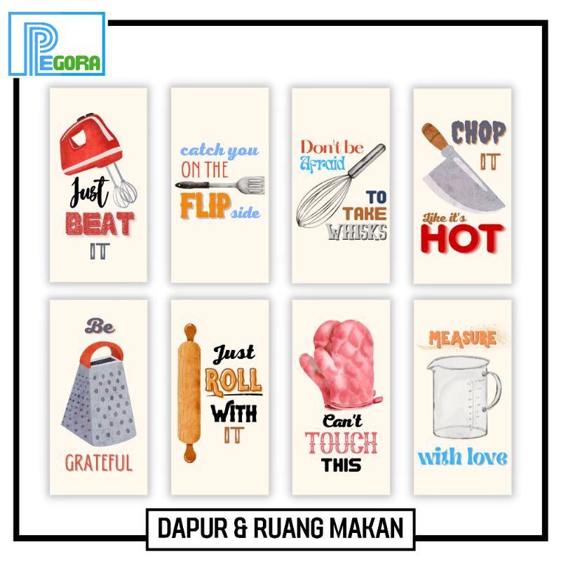 HIASAN DINDING DAPUR DAN RUANG MAKAN