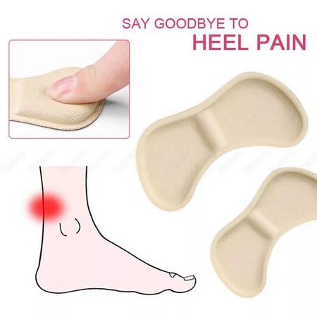 Busa Heels Anti Lecet / Insole Sepatu Bantalan Kaki Bagian Dalam Anti Lecet / Ganjalan Pelindung Tumit Soft Heels Cushion / Busa Sticker 4D Heels Liner Shoe Pad