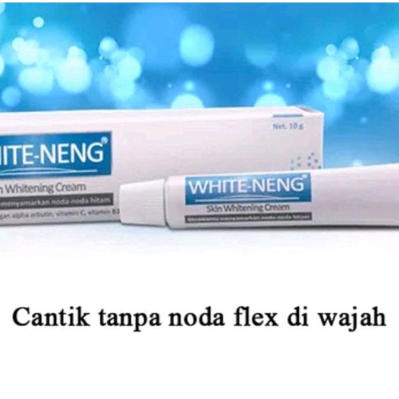 Salep Flek White-Neng Cream 10gr (Pemutih BPOM) Krim Whitening Flek Hitam Kosmetik Pemutih Perawatan