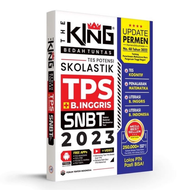 Buku The King Bedah Soal Dan Materi TPS SNMBT 2023