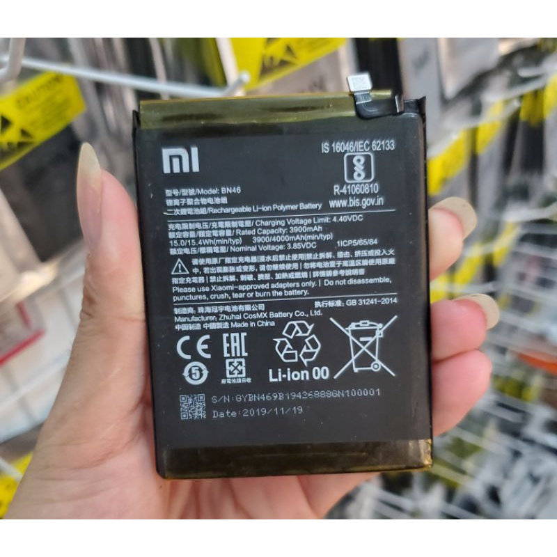 Battery batre baterai xiaomi redmi 7 / 8 bn46 Copotan original