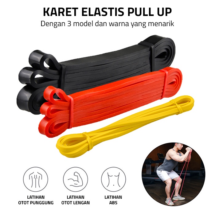 GM Bear Long Resistance Band- Karet Elastis Pull Up