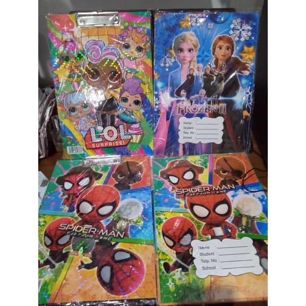 

papan ujian / papan dada