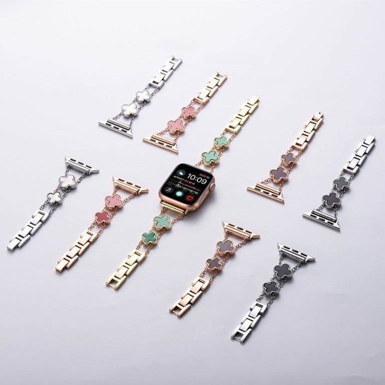 Strap Apple Watch Women Luxury Style Bracelet Compatible Series 1 2 3 4 5 SE 6 7 8 ultra