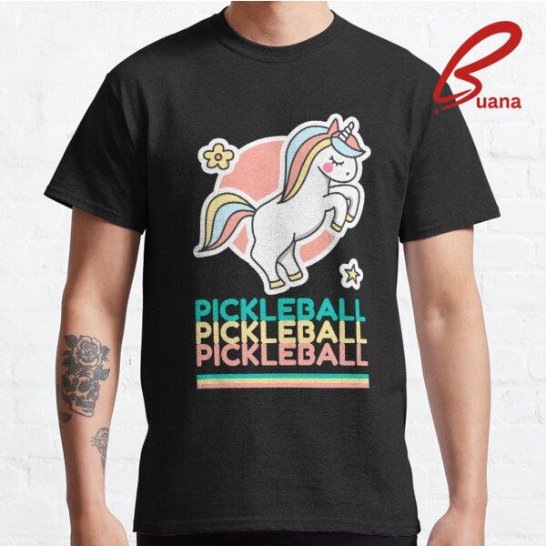 Kaos Baju Pria Wanita Pickleball Unicorn  258