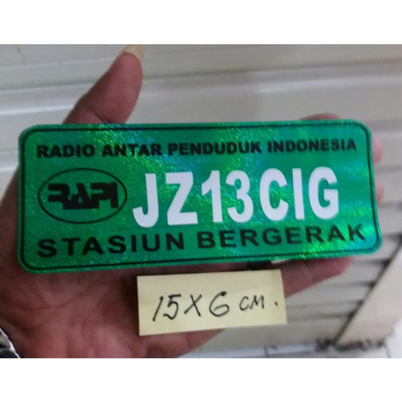 

sticker callsign rapi