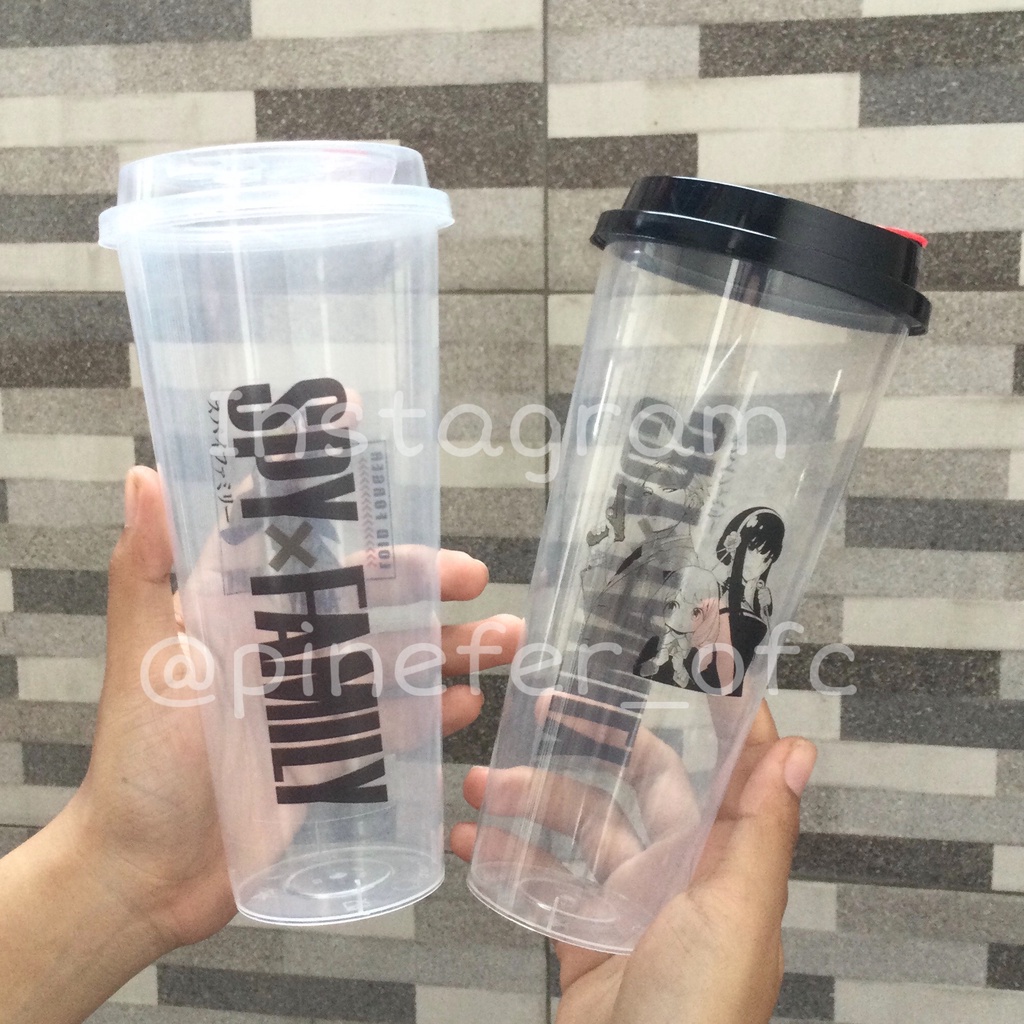 [FREE BOX & BUBBLE] PART2 - REUSABLE CUP ANIME REUSABLE CUP SPY X FAMILY REUSABLE CUP YOR FORGER