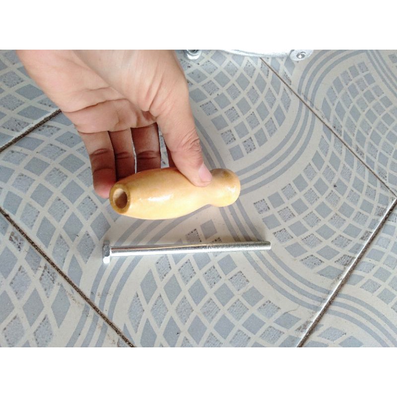 handle gilingan daging stainless no.32