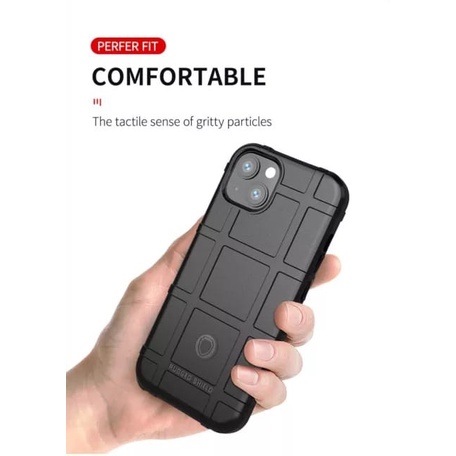 IPHONE 13 PRO MAX / 13 / 13 PRO / 13 MINI COVER RUGGED SHIELD MILITARY PREMIUM CASE SOFTCASE - IP 13