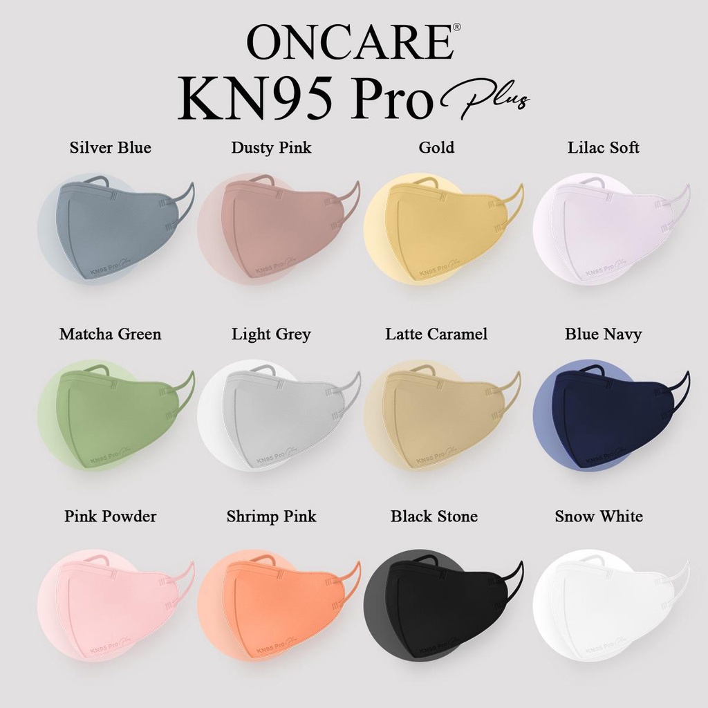 HWLB MASKER ONCARE KN95 Pro 5 PLY isi 10 WARNA